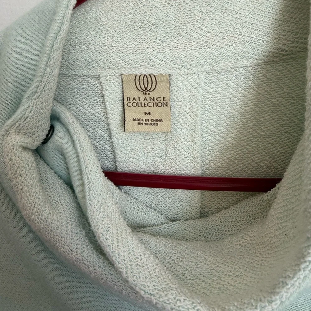 3/$15 | Balance Collection Mint Cowl Neck Sweater - Picture 6 of 6